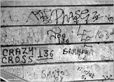 Graffiti de Lee162, Joe 136, Phase 2, Barbara 62, Santos 108, Crazy Cross 136