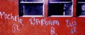 Las primeras grafiteras Michele 62, Barbara 62, Eva 62